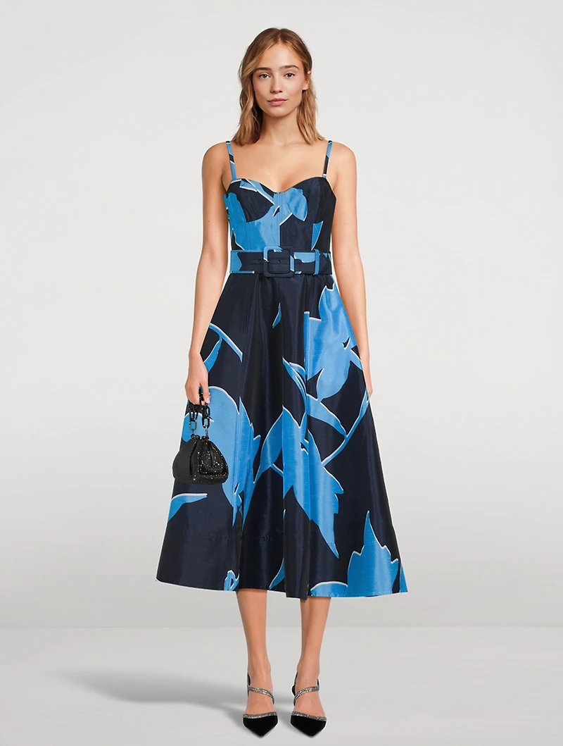 Azzurra Printed Midi Dress