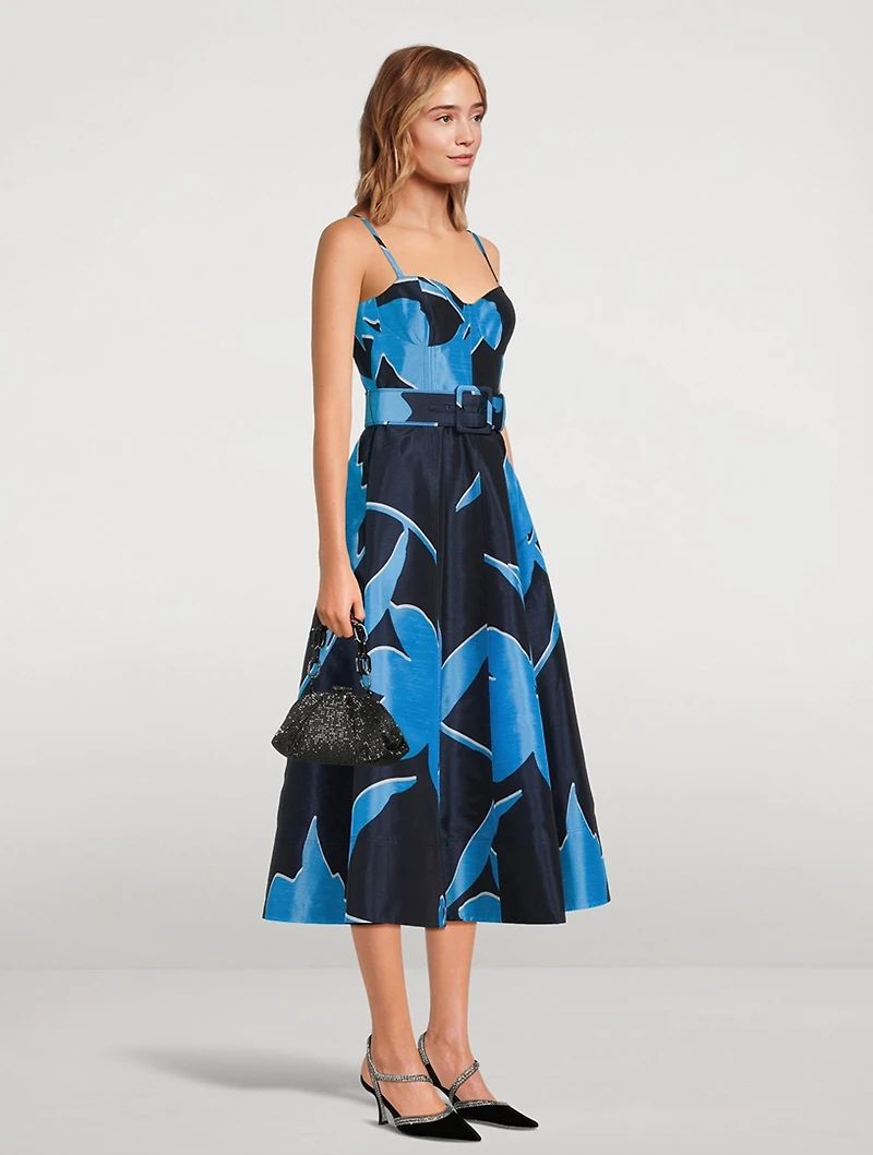 Azzurra Printed Midi Dress