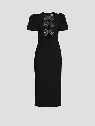 Eliana Puff Sleeve Midi Dress