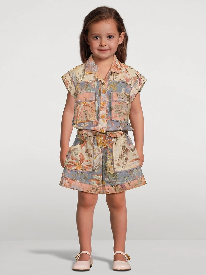Tallow Playsuit Floral Print
