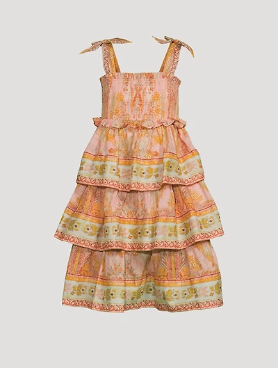 Wylie Tiered Shirred Dress