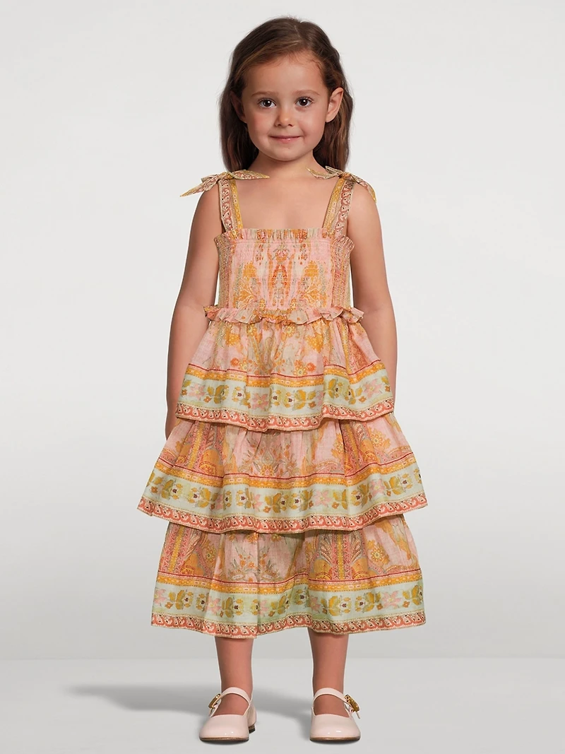 Wylie Tiered Shirred Dress
