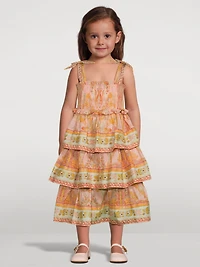 Wylie Tiered Shirred Dress