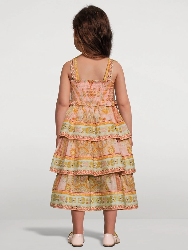 Wylie Tiered Shirred Dress