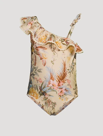 Tallow One-Piece Swimsuit Floral Print