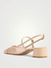 Maeve Mesh Mary Jane Slingback Pumps