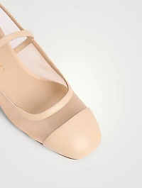 Maeve Mesh Mary Jane Slingback Pumps