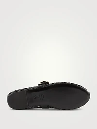 Thea Leather Mary Jane Ballet Flats