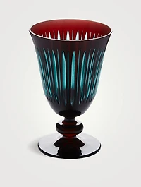 Set Of Four Prism Wine Glasses