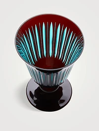 Set Of Four Prism Wine Glasses