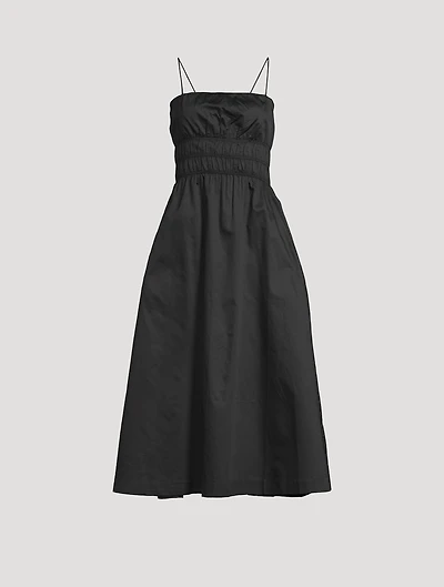 The Shirred Strappy Dress