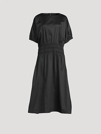 The Shirred Midi Dress