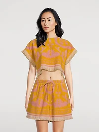 Wylie Terry Crop Top
