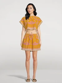 Wylie Terry Crop Top