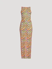 Chevron Maxi Cover-Up