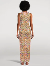 Chevron Maxi Cover-Up