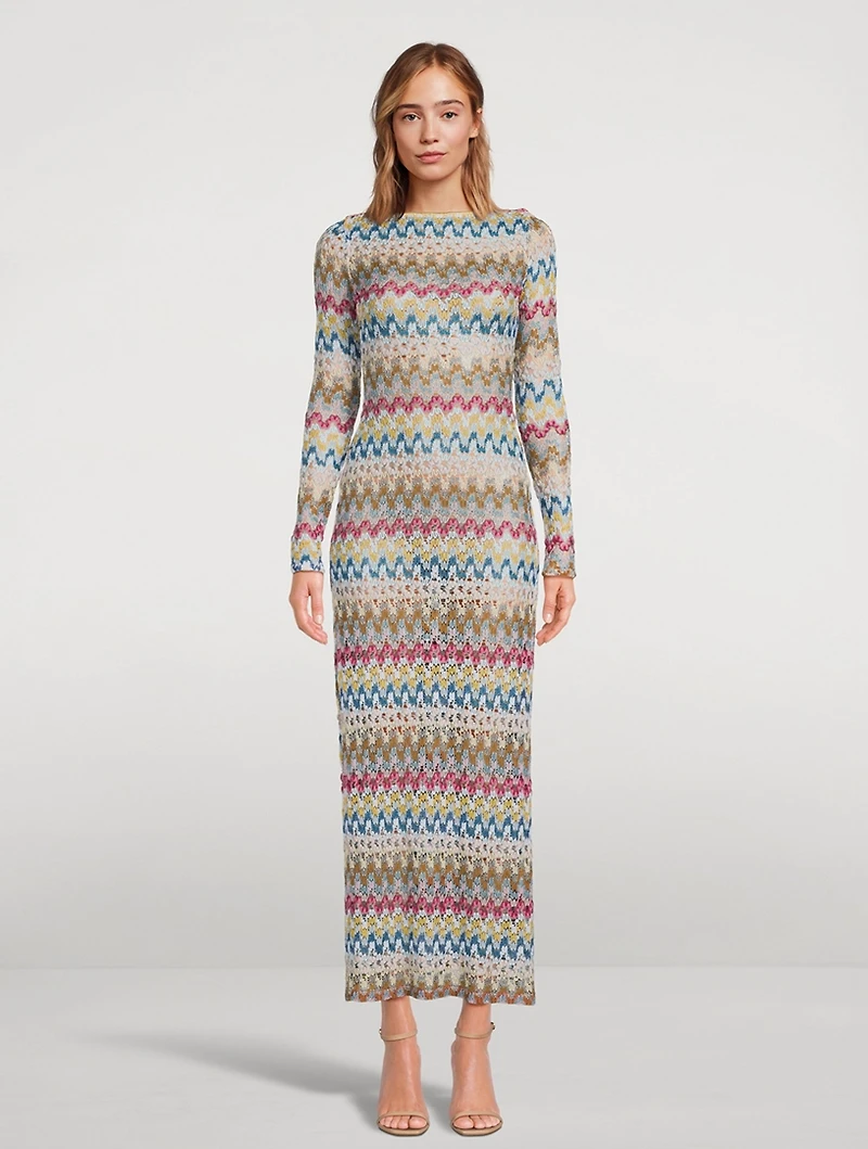 Lamé Crochet Cover-Up