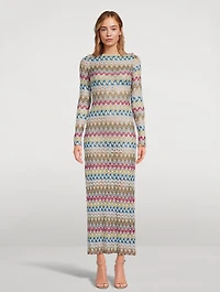 Lamé Crochet Cover-Up