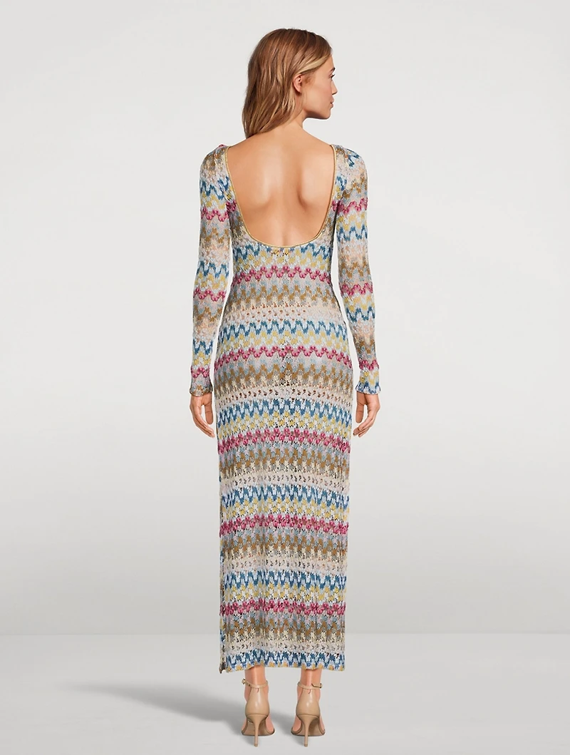 Lamé Crochet Cover-Up