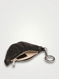 Mini Croissant Leather Bag Charm