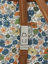 Mini Astor Tote Bag In Poppy Forest Print