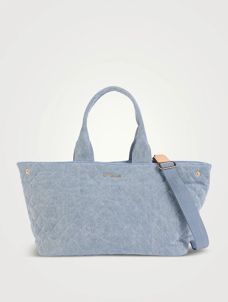 Medium Metro City Denim Tote Bag