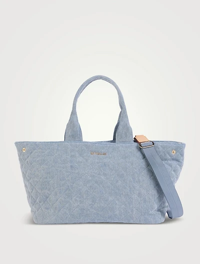 Medium Metro City Denim Tote Bag