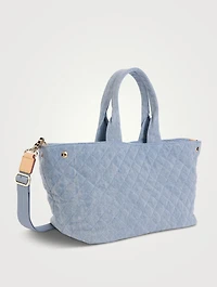 Medium Metro City Denim Tote Bag