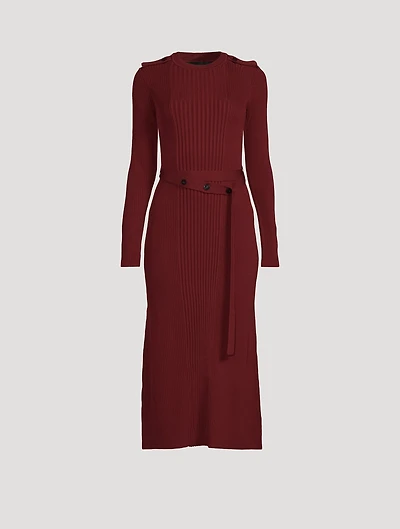 Lauryn Rib-Knit Midi Dress