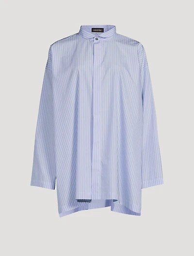 Poplin Shirt Stripe Print