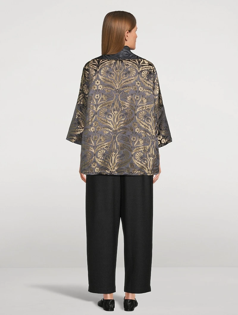 Metallic Jacquard Jacket