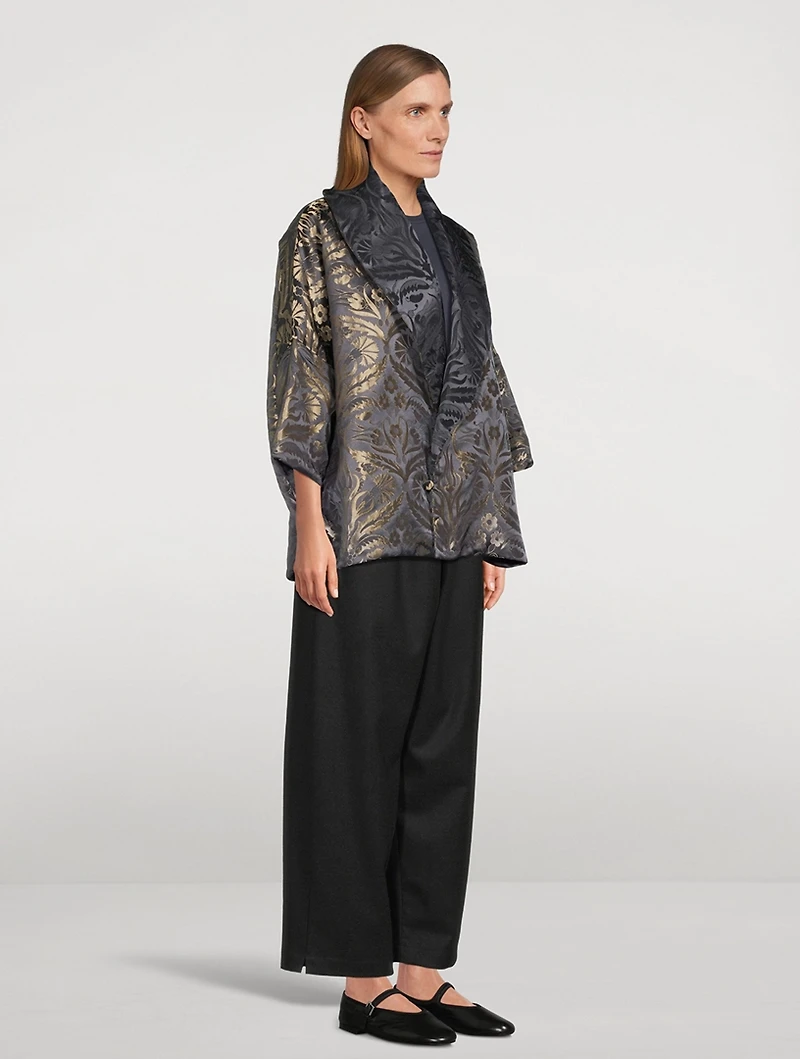 Metallic Jacquard Jacket