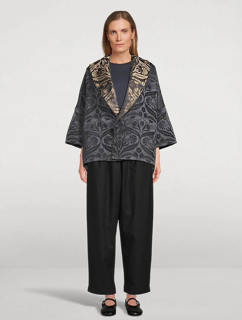 Metallic Jacquard Jacket