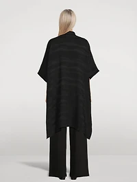 Ribbed Silk Shirt