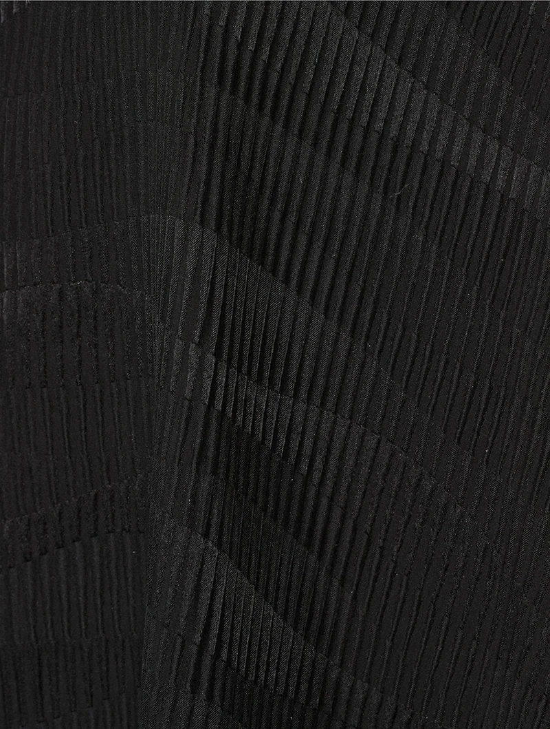 Ribbed Silk Shirt
