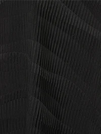 Ribbed Silk Shirt