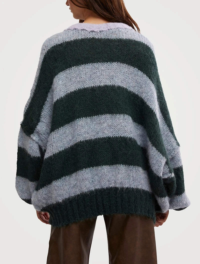 Paris Stripe Jacquard Sweater
