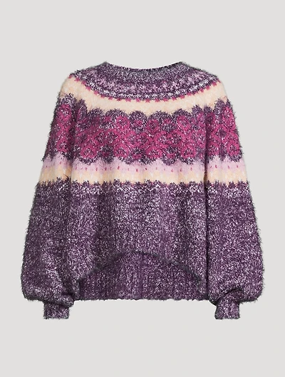 Festive Frost Intarsia Sweater