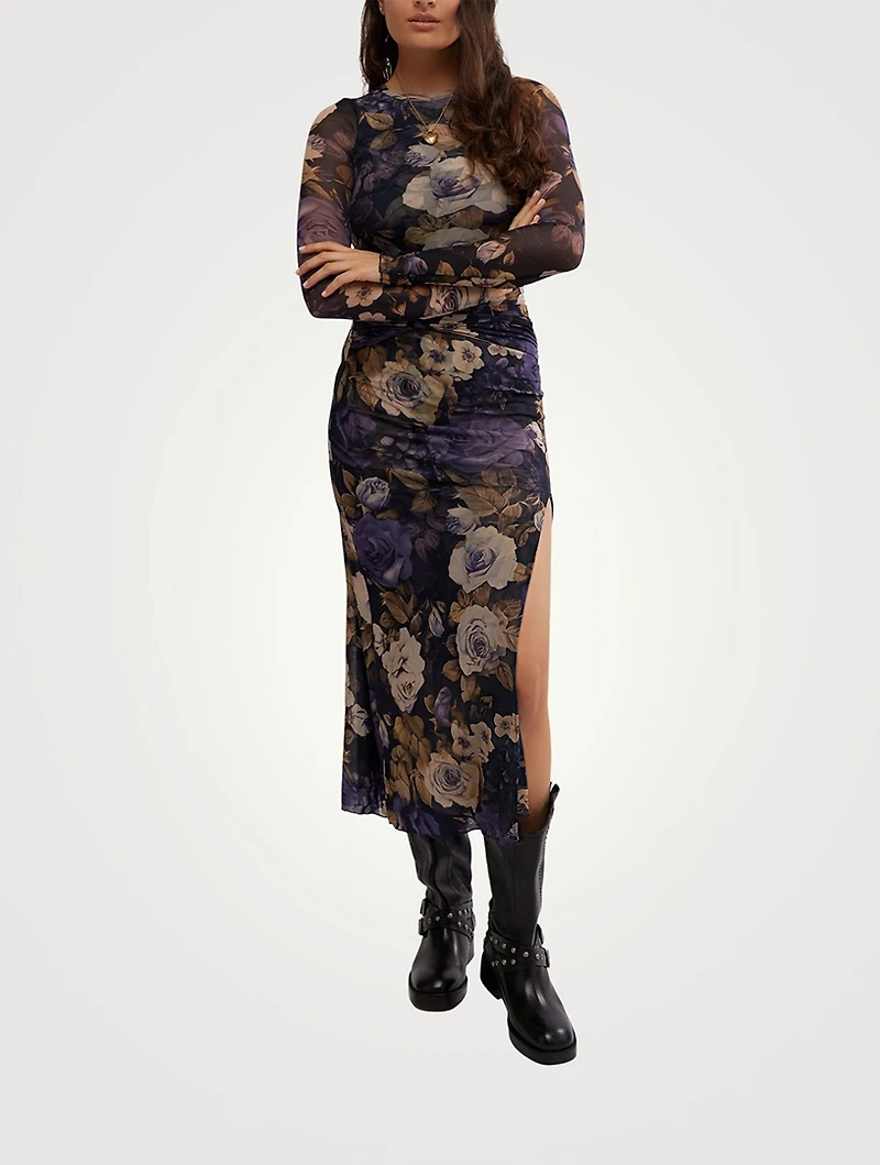 Gianni Maxi Dress Floral Print