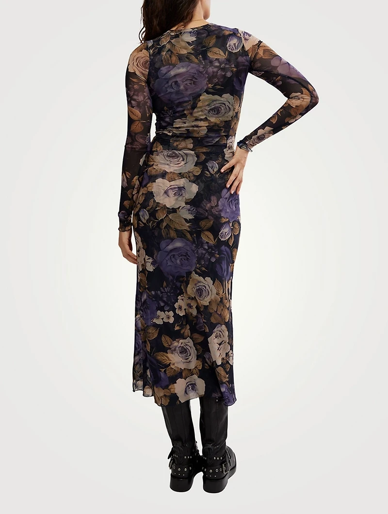 Gianni Maxi Dress Floral Print