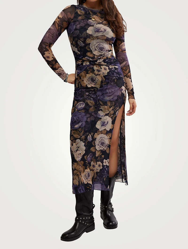 Gianni Maxi Dress Floral Print