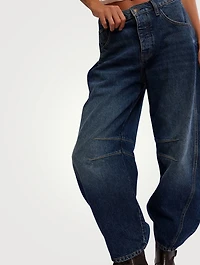 Good Luck Barrel-Leg Jeans