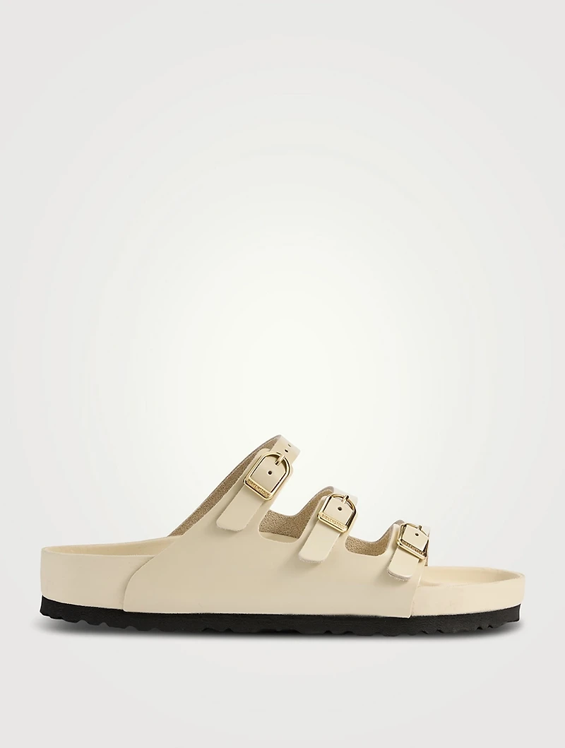 Florida Exquisite Patent Leather Slide Sandals