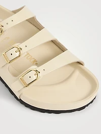 Florida Exquisite Patent Leather Slide Sandals