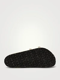 Florida Exquisite Patent Leather Slide Sandals
