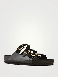 Florida Exquisite Patent Leather Slide Sandals