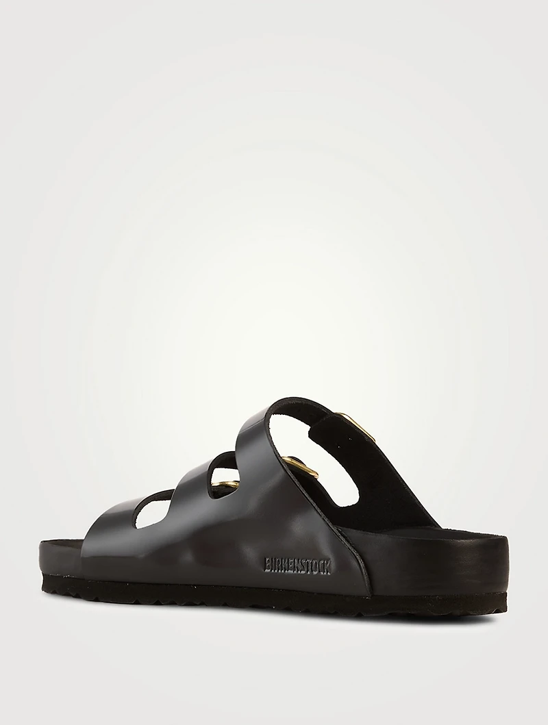 Florida Exquisite Patent Leather Slide Sandals