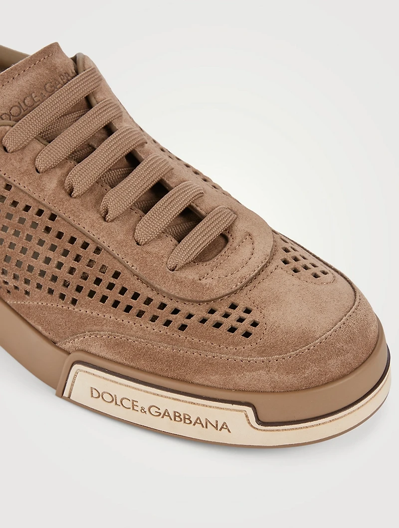 Portofino Perforated Suede Yacht Shoes