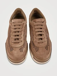 Portofino Perforated Suede Yacht Shoes