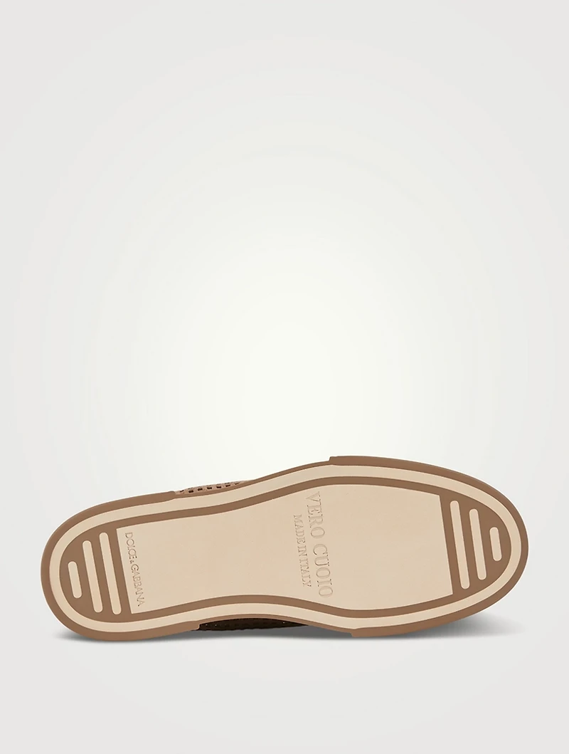 Portofino Perforated Suede Yacht Shoes